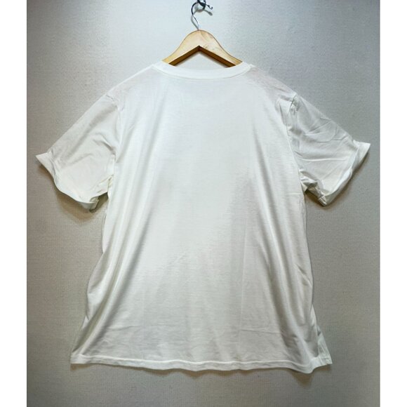 Highland Cow Graphic T-Shirt Womens 2XL White Casual Tee Crew Neck Short Sleeve - Picture 10 of 10